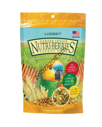 Пълноценна храна/лакомство за папагали със зеленчуци, 284 гр. - Lafeber Garden Veggie Nutri-Berries